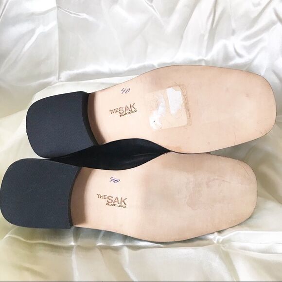 The Sak Elliot Lucca Black Leather Loafer Mule 7M - Picture 5 of 11